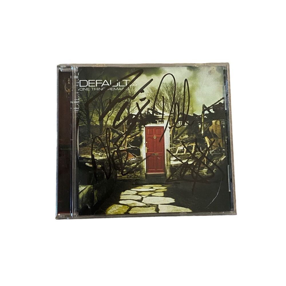 Default One Thing Remains Autographed CD Signed 2005